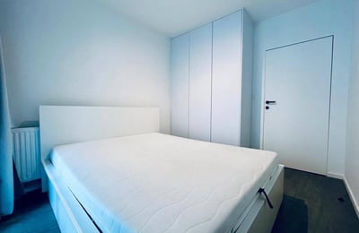 Location d’un appartement lumineux de 2 pièces dans la résidence prestigieuse Angel, 44 m², Wrocław, Pologne